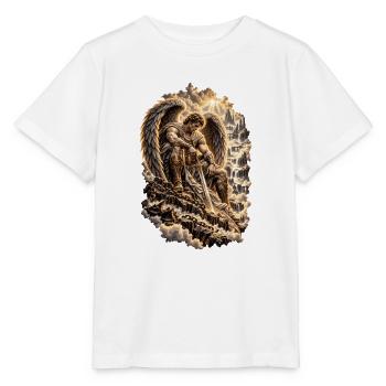 EP Warrior Angel – Glaube und innere Stärke - Stanley/Stella Kinder T-Shirt MINI CREATOR  - Weiß - Vorne - Maike (125cm)