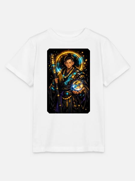 Himmlischer Mönch in Neon Arcana - Stanley/Stella Kinder T-Shirt MINI CREATOR - Weiß