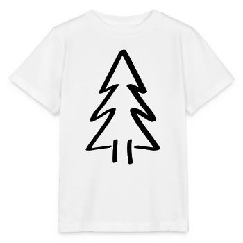 Tree Fir Tree Christmas Tree Christmas Tree - Stanley/Stella MINI CREATOR Kids’ T-Shirt - white - Front - Maike (125cm)