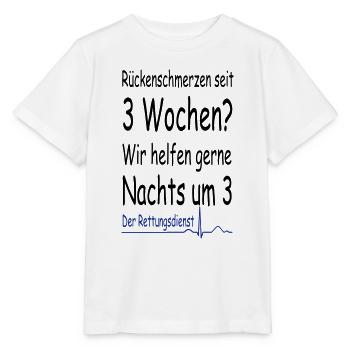 Rettungsdienst der Klassiker - Stanley/Stella Kinder T-Shirt MINI CREATOR  - Weiß - Vorne - Maike (125cm)