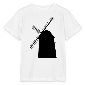 Moulin à vent - T-shirt bio MINI CREATOR Stanley/Stella Enfant - blanc - Devant - Maike (125cm)
