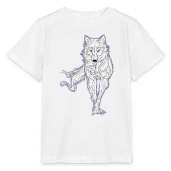anime wolf - T-shirt bio MINI CREATOR Stanley/Stella Enfant - blanc - Devant - Maike (125cm)
