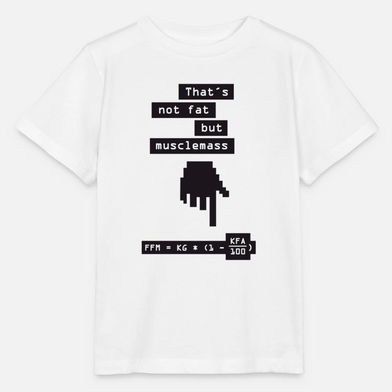 Formule Musclemass - T-shirt bio MINI CREATOR Stanley/Stella Enfant - blanc