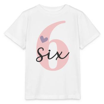 6e anniversaire Six Six - T-shirt bio MINI CREATOR Stanley/Stella Enfant - blanc - Devant - Maike (125cm)