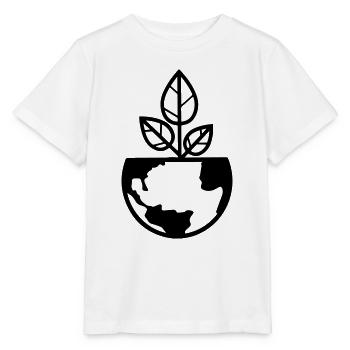 planet erde - Stanley/Stella Kinder T-Shirt MINI CREATOR  - Weiß - Vorne - Maike (125cm)