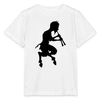 pan faune devil devil - T-shirt bio MINI CREATOR Stanley/Stella Enfant - blanc - Devant - Maike (125cm)
