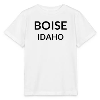 Boise, Idaho, USA - Stanley/Stella MINI CREATOR Kids’ T-Shirt - white - Front - Maike (125cm)