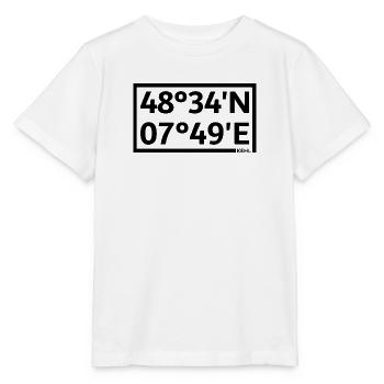 Kehl Koordinaten - Stanley/Stella Kinder T-Shirt MINI CREATOR  - Weiß - Vorne - Maike (125cm)