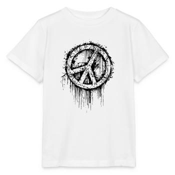 love liebe frieden frei Freiheit peace liberty - Stanley/Stella Kinder T-Shirt MINI CREATOR  - Weiß - Vorne - Maike (125cm)
