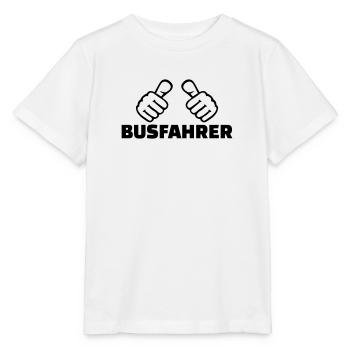 Busfahrer - Stanley/Stella Kinder T-Shirt MINI CREATOR  - Weiß - Vorne - Maike (125cm)