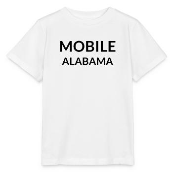 Mobile Alabama USA - Stanley/Stella Kinder T-Shirt MINI CREATOR  - Weiß - Vorne - Maike (125cm)