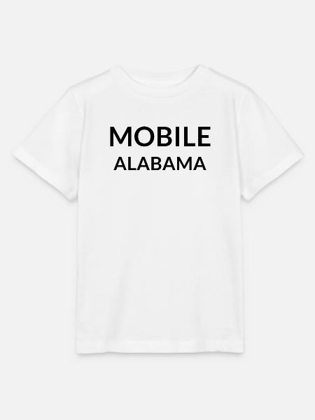 Mobile Alabama USA - Stanley/Stella Kinder T-Shirt MINI CREATOR  - Weiß