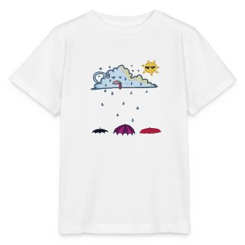 Pluie - T-shirt bio MINI CREATOR Stanley/Stella Enfant - blanc - Devant - Maike (125cm)