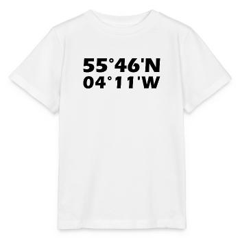 East Kilbride Koordinaten - Stanley/Stella Kinder T-Shirt MINI CREATOR  - Weiß - Vorne - Maike (125cm)
