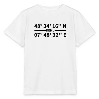 Kehl Koordinaten - Stanley/Stella Kinder T-Shirt MINI CREATOR  - Weiß - Vorne - Maike (125cm)
