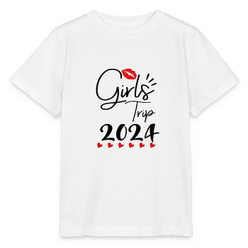 Girls Trip 2024 Girls' Tour Girls' Trip Girls' Trip - Stanley/Stella MINI CREATOR Kids’ T-Shirt - white - Front - Maike (125cm)