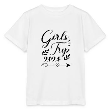Girls Trip 2024 Girls' Tour Girls' Trip Girls' Trip - T-shirt bio MINI CREATOR Stanley/Stella Enfant - blanc - Devant - Maike (125cm)