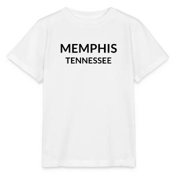 Memphis Tennessee USA - Stanley/Stella Kinder T-Shirt MINI CREATOR  - Weiß - Vorne - Maike (125cm)