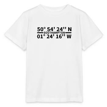 Coordonnées de Southampton - T-shirt bio MINI CREATOR Stanley/Stella Enfant - blanc - Devant - Maike (125cm)