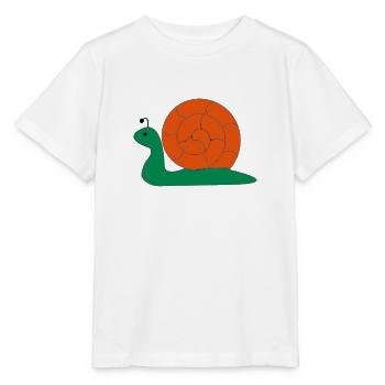 Die Schnecke, die Schnecke - Stanley/Stella Kinder T-Shirt MINI CREATOR  - Weiß - Vorne - Maike (125cm)