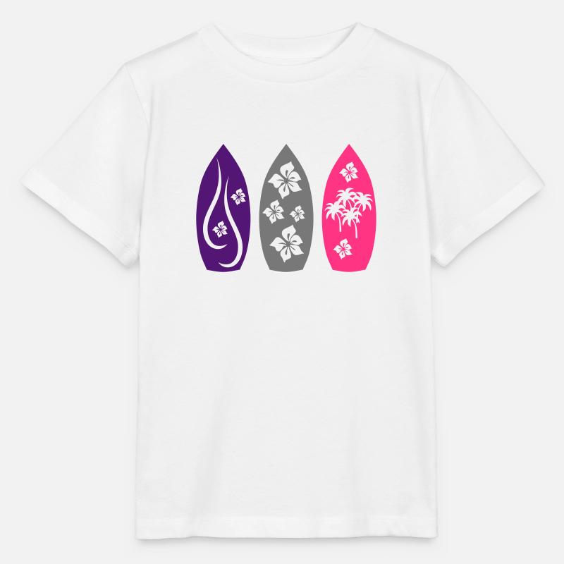 planche de surf - T-shirt bio MINI CREATOR Stanley/Stella Enfant - blanc