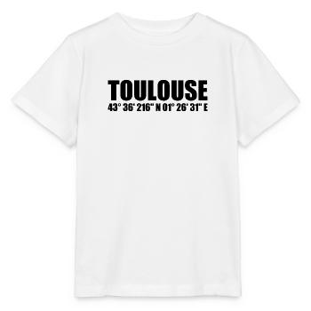 Toulouse coordinates - Stanley/Stella MINI CREATOR Kids’ T-Shirt - white - Front - Maike (125cm)
