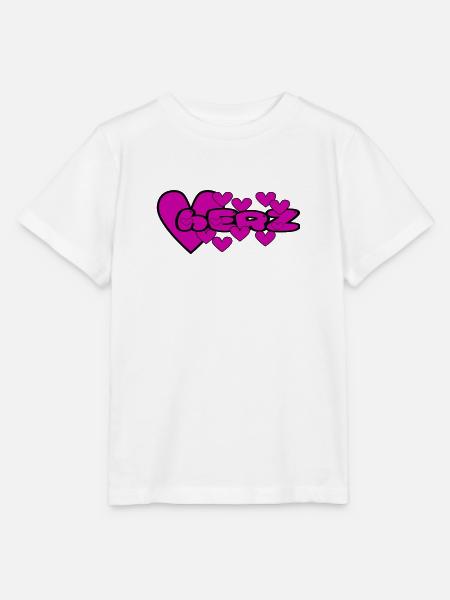 Herz - Stanley/Stella Kinder T-Shirt MINI CREATOR - Weiß