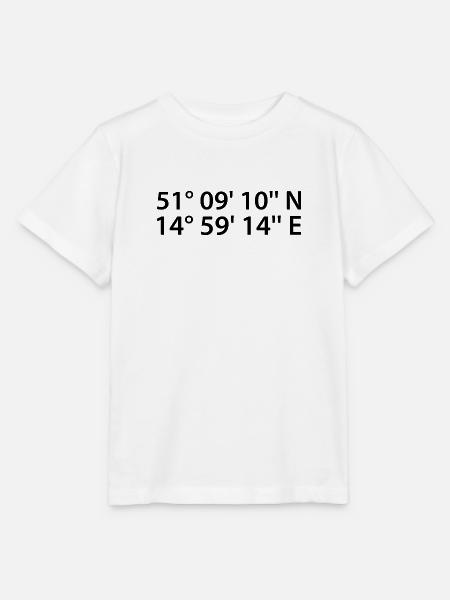 Görlitz Koordinaten - Stanley/Stella Kinder T-Shirt MINI CREATOR - Weiß