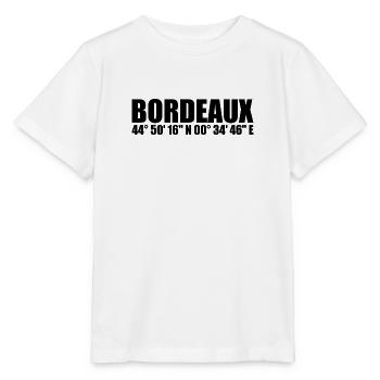 Bordeaux coordinates - Stanley/Stella MINI CREATOR Kids’ T-Shirt - white - Front - Maike (125cm)