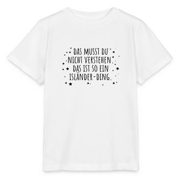 Isländer-Ding - Stanley/Stella Kinder T-Shirt MINI CREATOR  - Weiß - Vorne - Maike (125cm)