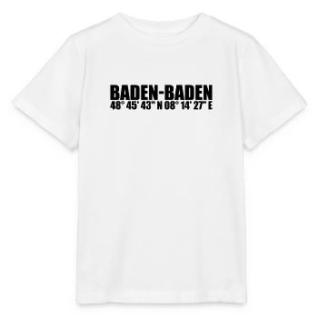 Baden-Baden Koordinaten - Stanley/Stella Kinder T-Shirt MINI CREATOR  - Weiß - Vorne - Maike (125cm)