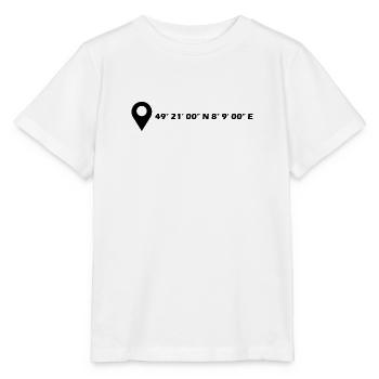 Neustadt an der Weinstraße Koordinaten - Stanley/Stella Kinder T-Shirt MINI CREATOR  - Weiß - Vorne - Maike (125cm)