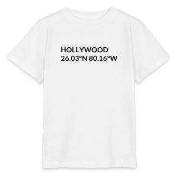 Coordonnées Hollywood, Floride, États-Unis - T-shirt bio MINI CREATOR Stanley/Stella Enfant - blanc - Devant - Maike (125cm)