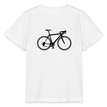 Bicyclette - T-shirt bio MINI CREATOR Stanley/Stella Enfant - blanc - Devant - Maike (125cm)