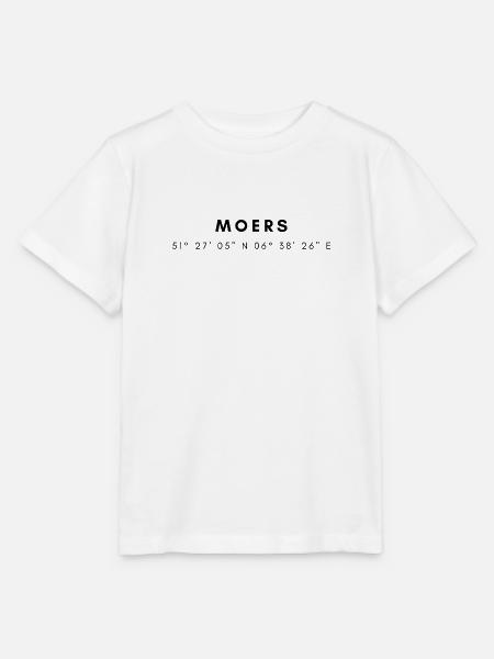 Moers Koordinaten - Stanley/Stella Kinder T-Shirt MINI CREATOR - Weiß