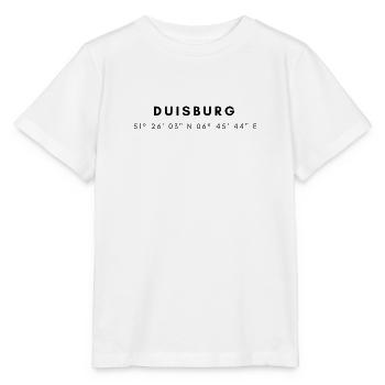 Les coordonnées de Duisbourg - T-shirt bio MINI CREATOR Stanley/Stella Enfant - blanc - Devant - Maike (125cm)