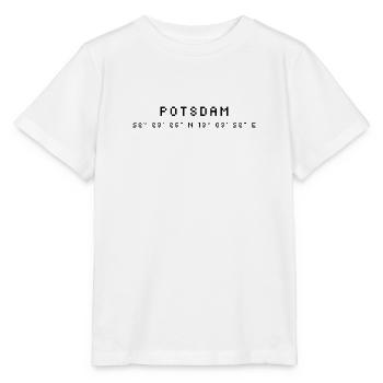 Potsdam coordinates - Stanley/Stella MINI CREATOR Kids’ T-Shirt - white - Front - Maike (125cm)