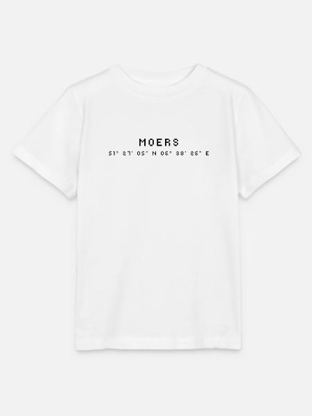 Moers Koordinaten - Stanley/Stella Kinder T-Shirt MINI CREATOR - Weiß