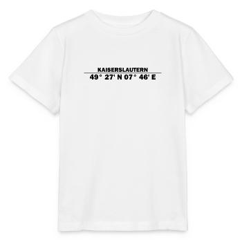 Coordonnées de Kaiserslautern - T-shirt bio MINI CREATOR Stanley/Stella Enfant - blanc - Devant - Maike (125cm)