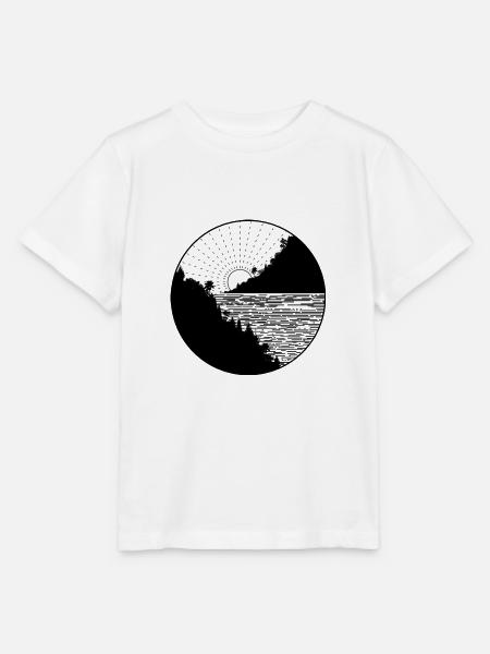 Landschaft, Landschaftlich - Stanley/Stella Kinder T-Shirt MINI CREATOR  - Weiß