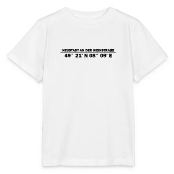 Neustadt an der Weinstraße Koordinaten - Stanley/Stella Kinder T-Shirt MINI CREATOR  - Weiß - Vorne - Maike (125cm)