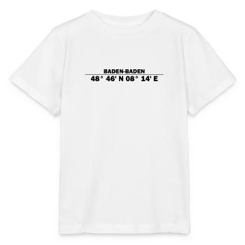 Baden-Baden Koordinaten - Stanley/Stella Kinder T-Shirt MINI CREATOR  - Weiß - Vorne - Maike (125cm)