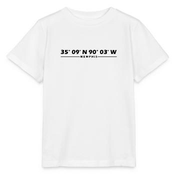 Memphis Koordinaten - Stanley/Stella Kinder T-Shirt MINI CREATOR  - Weiß - Vorne - Maike (125cm)