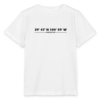 Coordonnées de Denver - T-shirt bio MINI CREATOR Stanley/Stella Enfant - blanc - Devant - Maike (125cm)