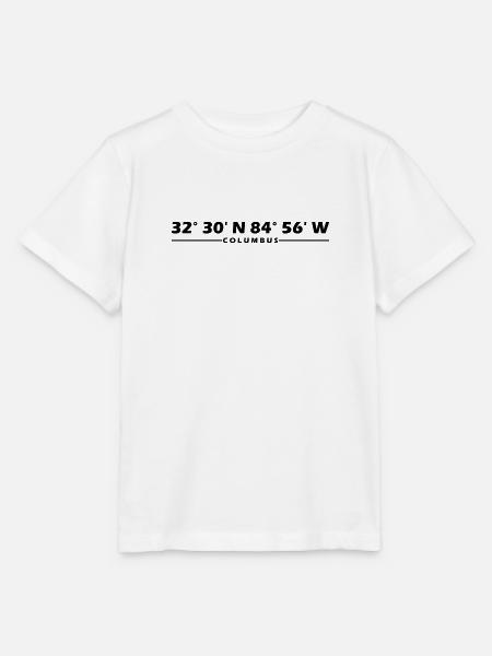Columbus Koordinaten - Stanley/Stella Kinder T-Shirt MINI CREATOR - Weiß