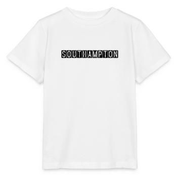 Panneau de l’aéroport de Southampton - T-shirt bio MINI CREATOR Stanley/Stella Enfant - blanc - Devant - Maike (125cm)