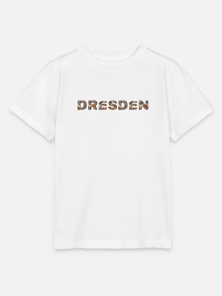 Dresden Hund - Stanley/Stella Kinder T-Shirt MINI CREATOR - Weiß