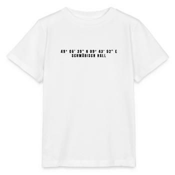 Coordonnées Schwabisch Hall, Bade-Wurtemberg - T-shirt bio MINI CREATOR Stanley/Stella Enfant - blanc - Devant - Maike (125cm)