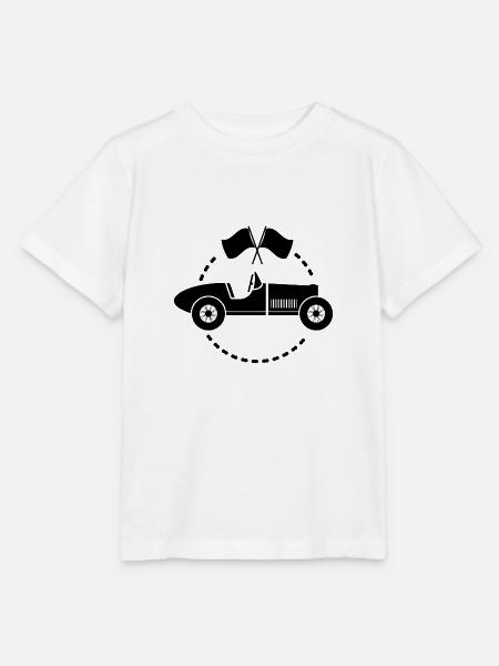 Oldtimer - Auto Nostalgisch Fahrzeuge - Stanley/Stella Kinder T-Shirt MINI CREATOR - Weiß