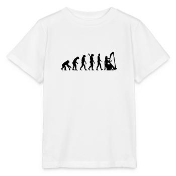 Harfe - Stanley/Stella Kinder T-Shirt MINI CREATOR  - Weiß - Vorne - Maike (125cm)